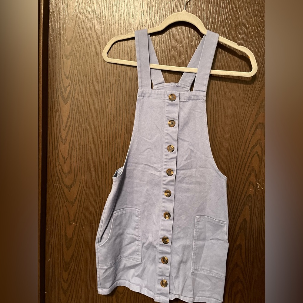 Purple Overall Dress!